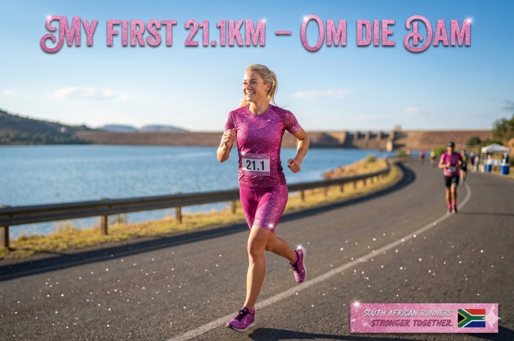 My First Half-Marathon: Sick, Stubborn and Somehow Still a Runner running girl