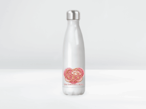 🩷glitter grind insulated water bottle – 500ml