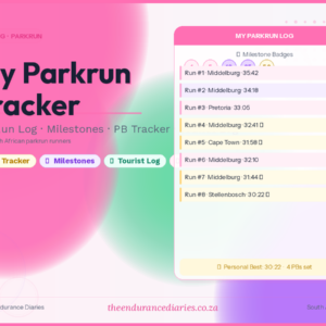 parkrun tracker — log 50 runs, milestones & personal bests
