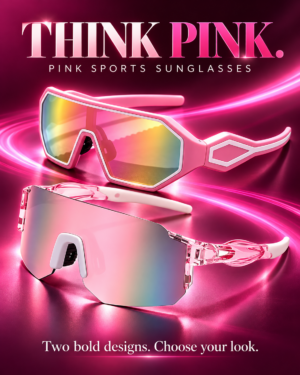 Pink Sports Sunglasses