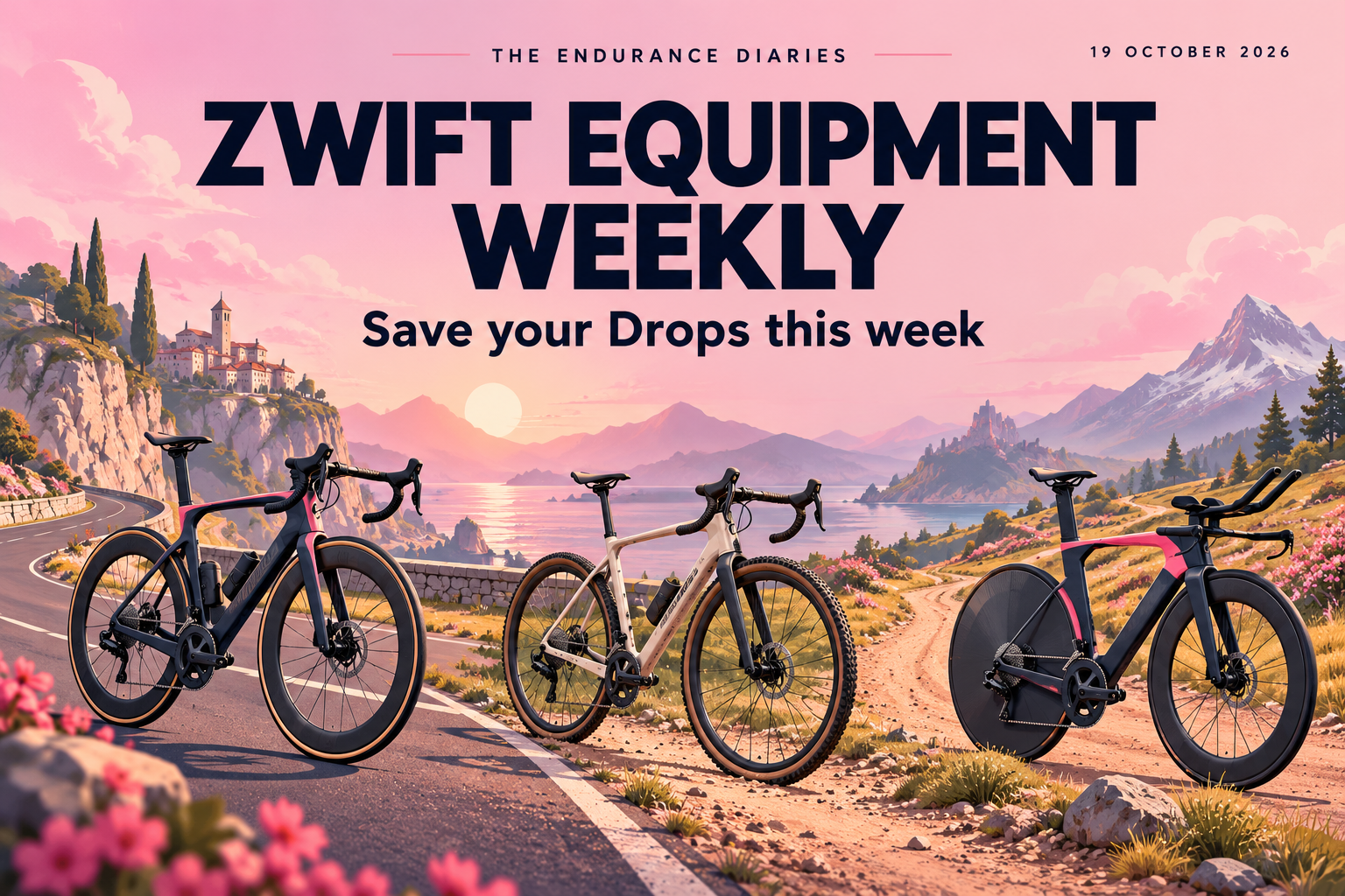 Zwift Equipment Weekly: Save Your Drops This Week Zwift Equipment Weekly: Save Your Drops This Week